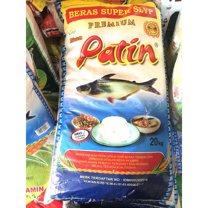 

BERAS PATIN 20KG