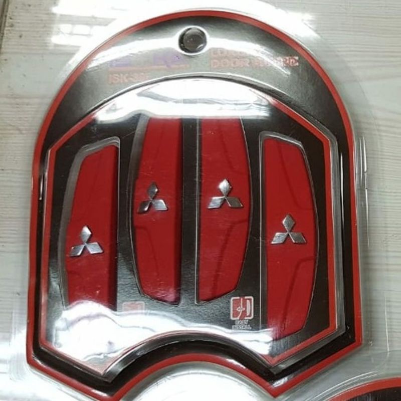 door guard pengaman pintu logo Mitsubishi mobil universal