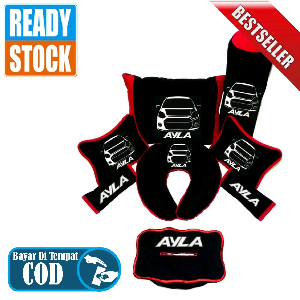 AYLA Bantal mobil headrest mobil aksesoris interior mobil