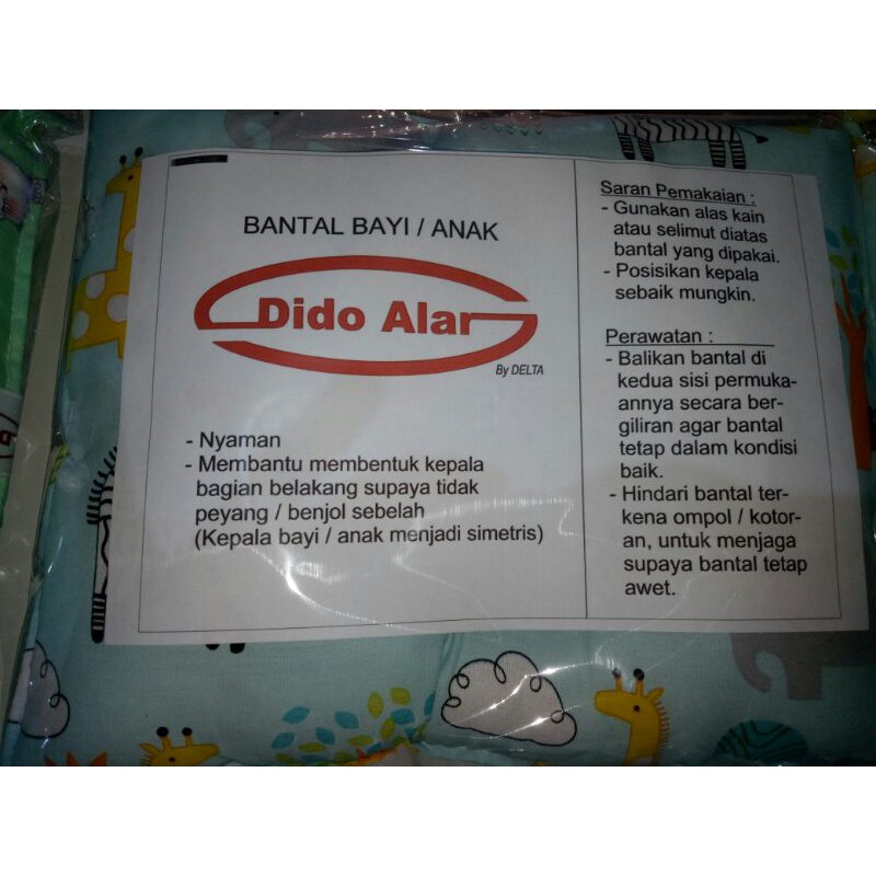 Dido Alar Bantal Peyang Bayi Besar Kualitas Premium