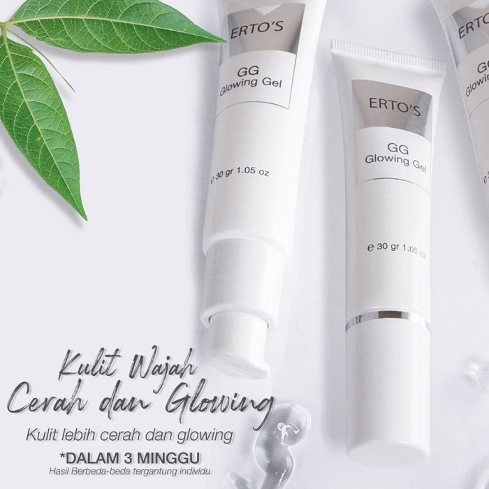 PAKET ERTOS SKINCARE  KULIT CERAH DAN GLOWING ORIGINAL BPOM