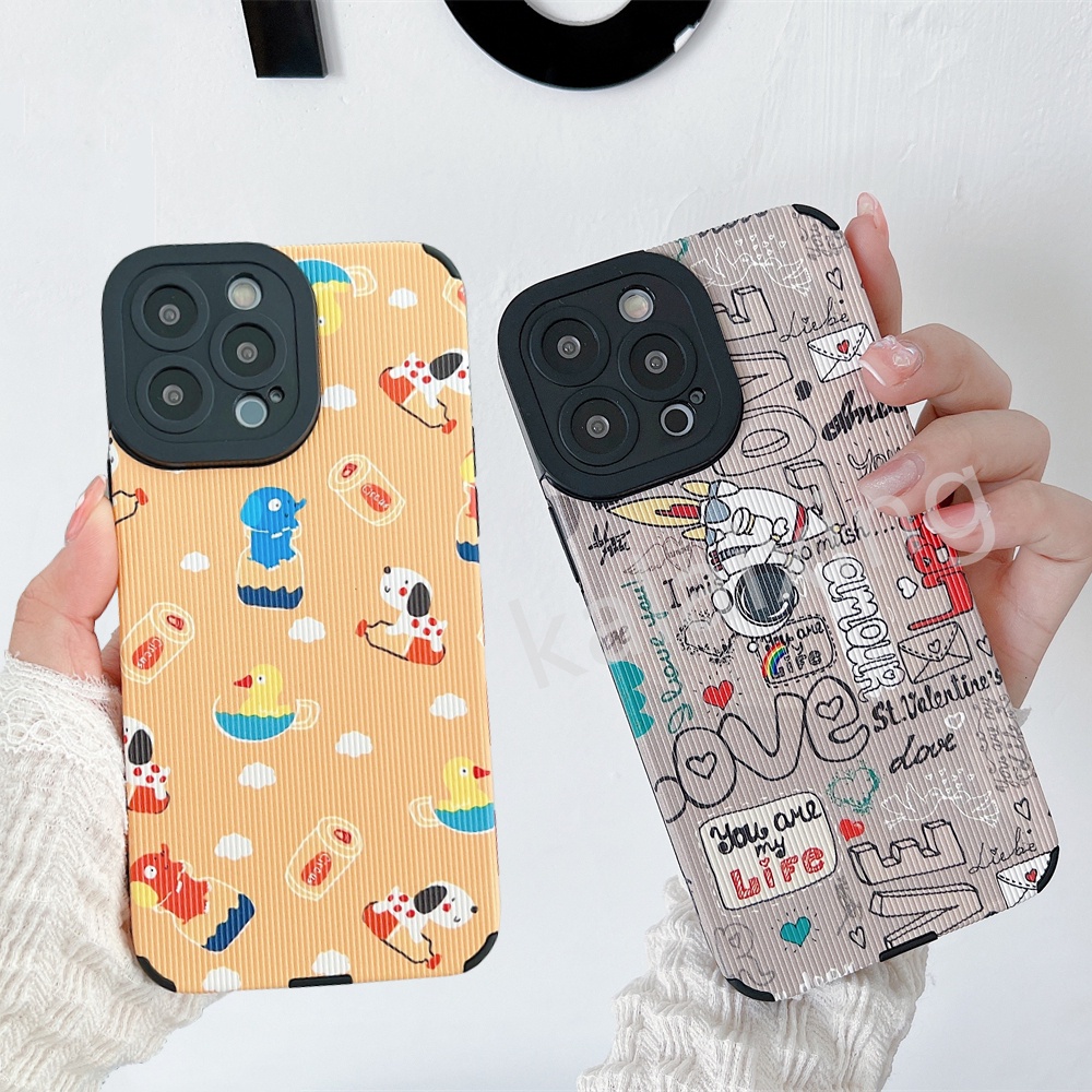 Case Motif Kartun Untuk iPhone 13 Pro Max 12Pro 11 XS Max XR XS X