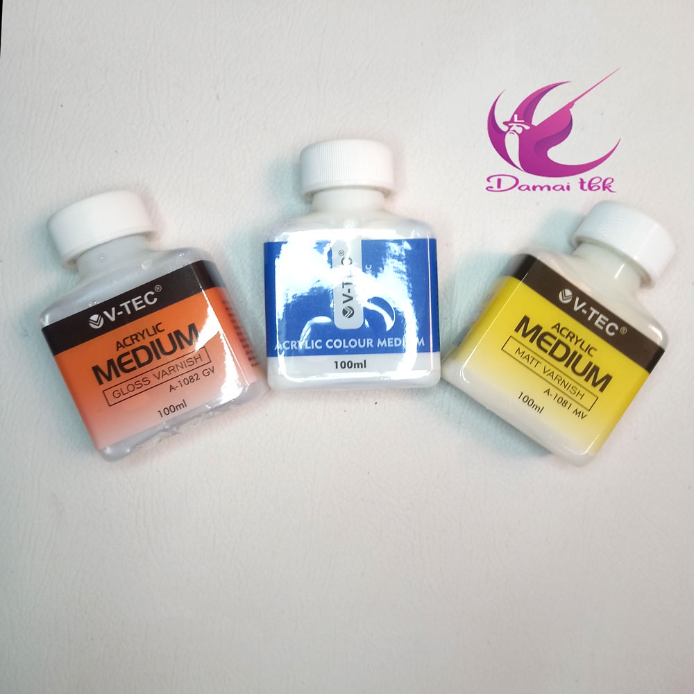 

V-Tec Varnish acrylic Medium / Matt / Gloss 100ml
