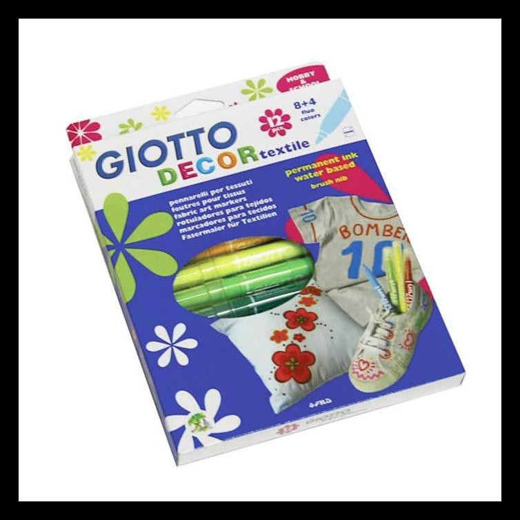 

Spidol Permanen Khusus Kain Giotto 12 Warna/Decor Textile Spidol Kode 870