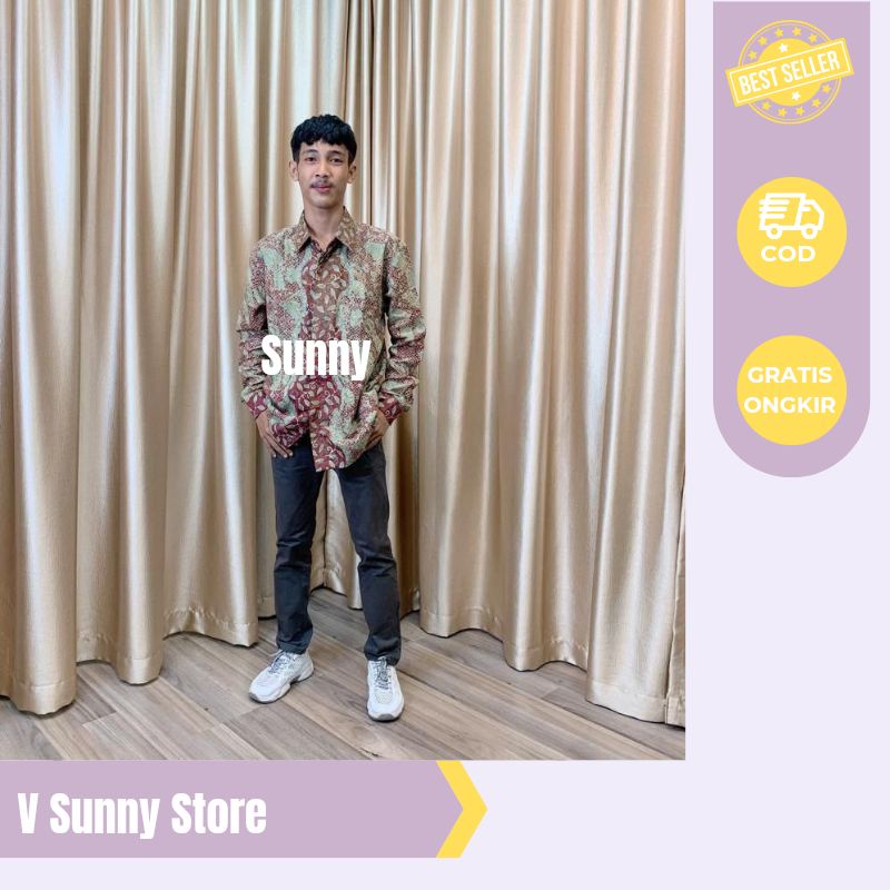 KEMEJA BATIK KONDANGAN PESTA PRIA BAJU KERJA COWOK