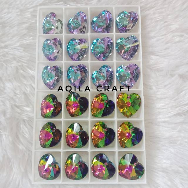 SALE CRYSTAL SWAROVSKI ORIGINAL AUSTRIA LOVE 18MM