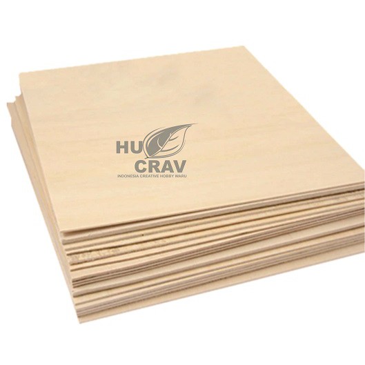 BIG BALSA 4mm 240x305mm balsa BRIDGE BALSA Lebar Laminasi  - ORDER Minim 2 Lembar/pcs