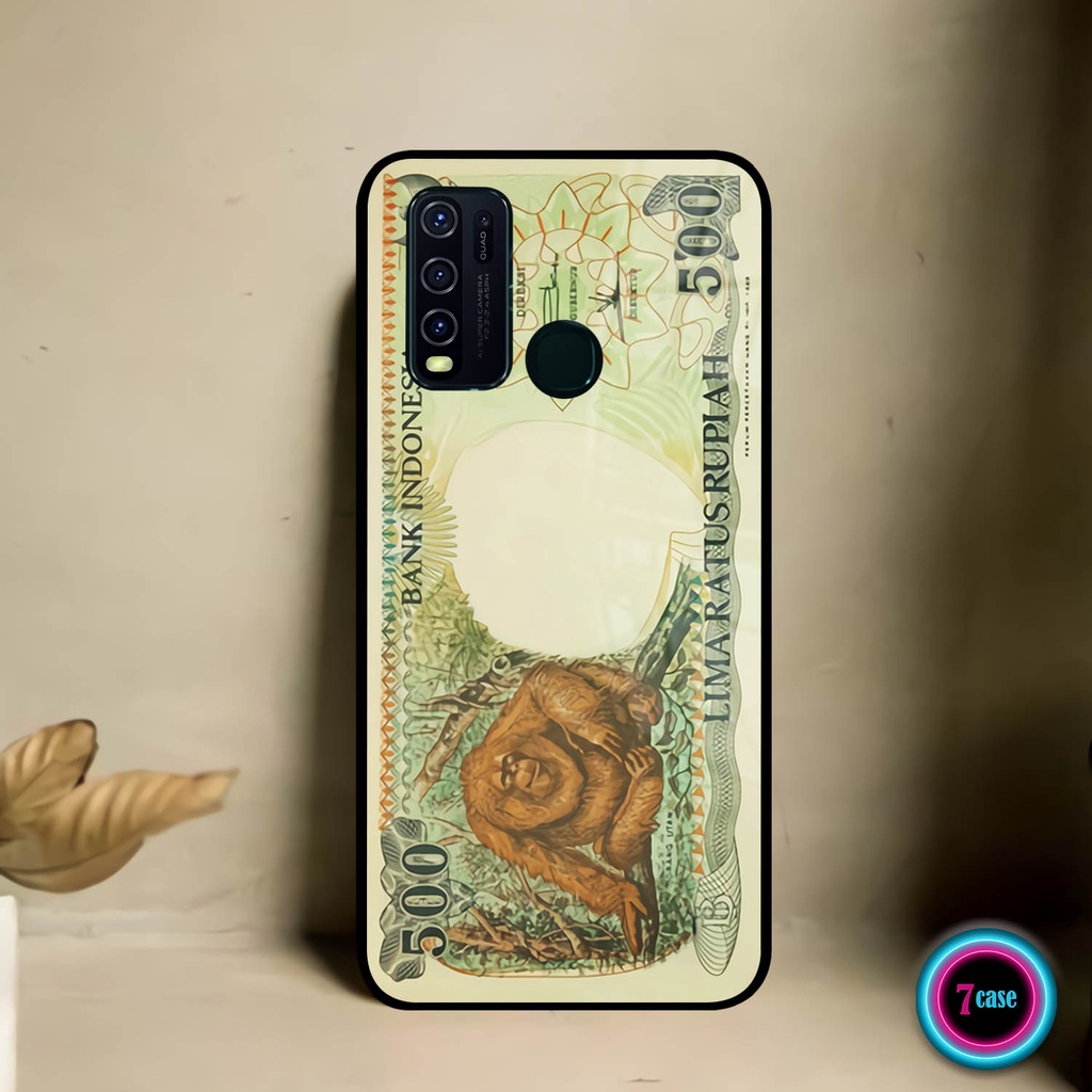 [SV33] Case Glossy Vivo | Y30 Y30i Y50 | Casing Kilau Hp Vivo Motif Uang Jadul