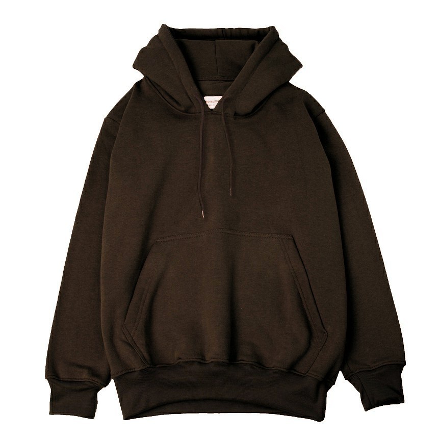 Sweater Hoodie polos premium Ukuran M L XL