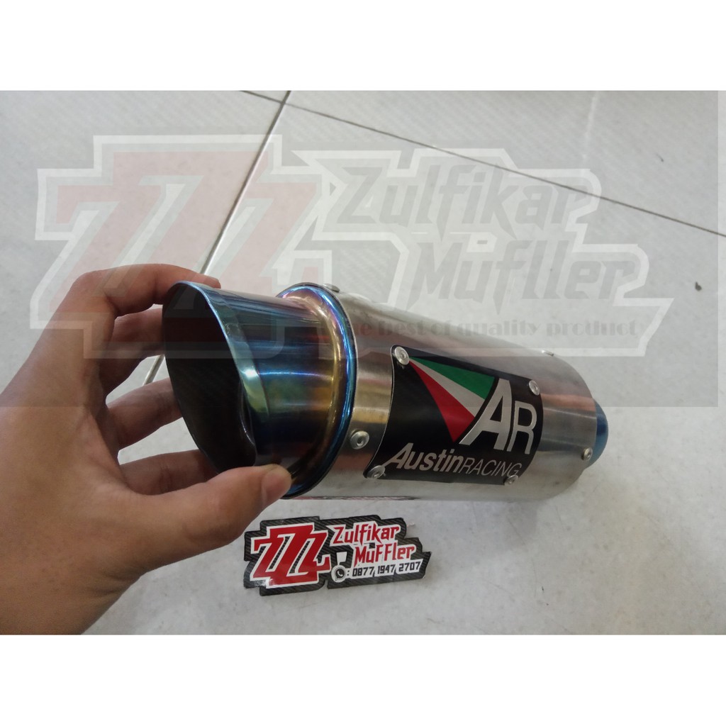 silincer knalpot racing austin racing stainless