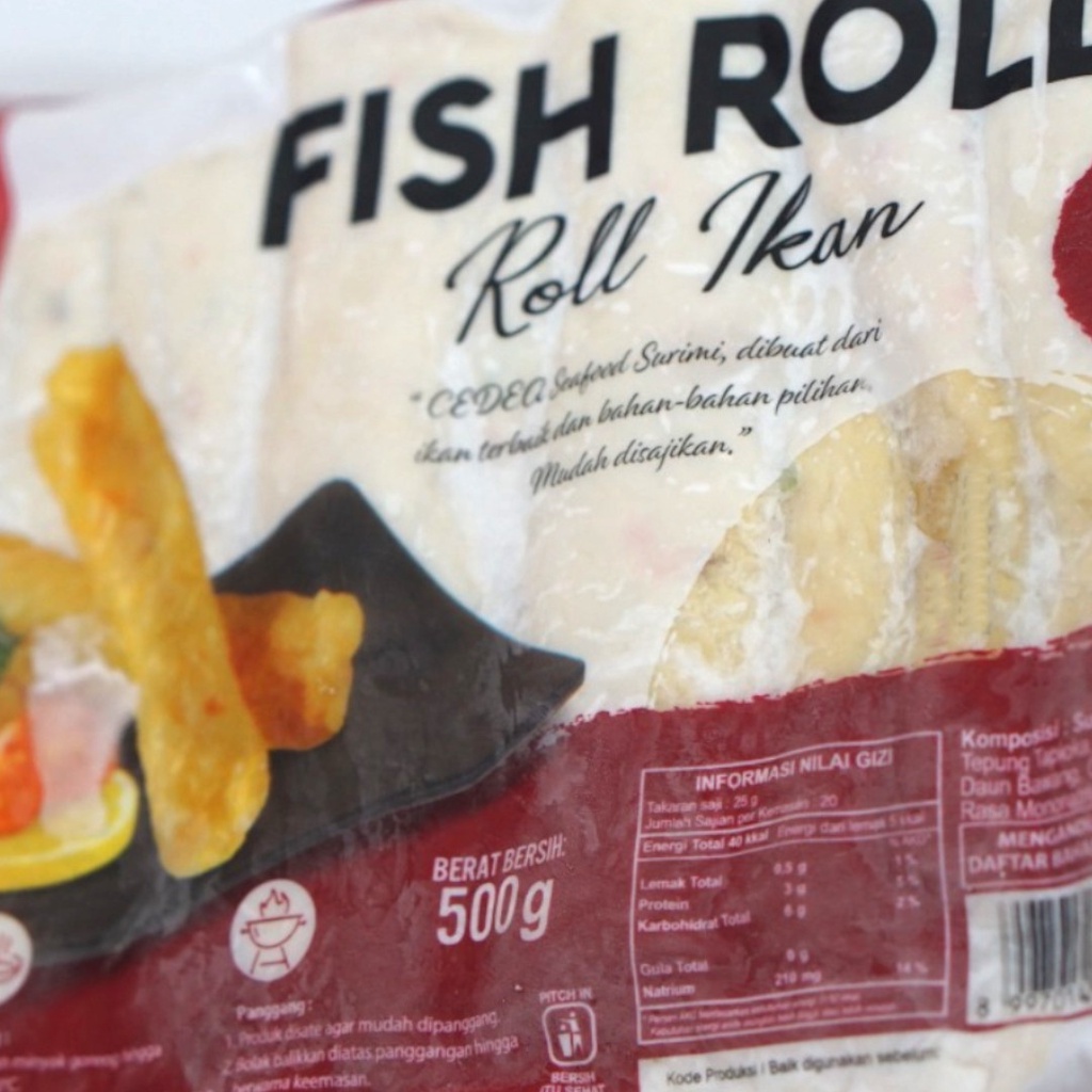 Cedea Fish Roll 500GR Ikan Olahan Gulung