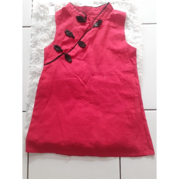 preloved  gaun merah