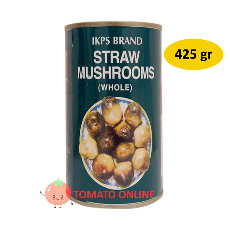 IKPS Jamur Merang Kaleng Whole Straw Mushroom 425 gram gr G 425gr