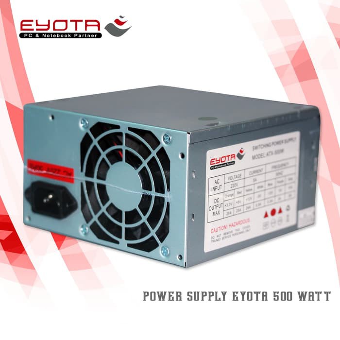 Power Supply PSU Eyota 500W | PSU 500 watt ATX