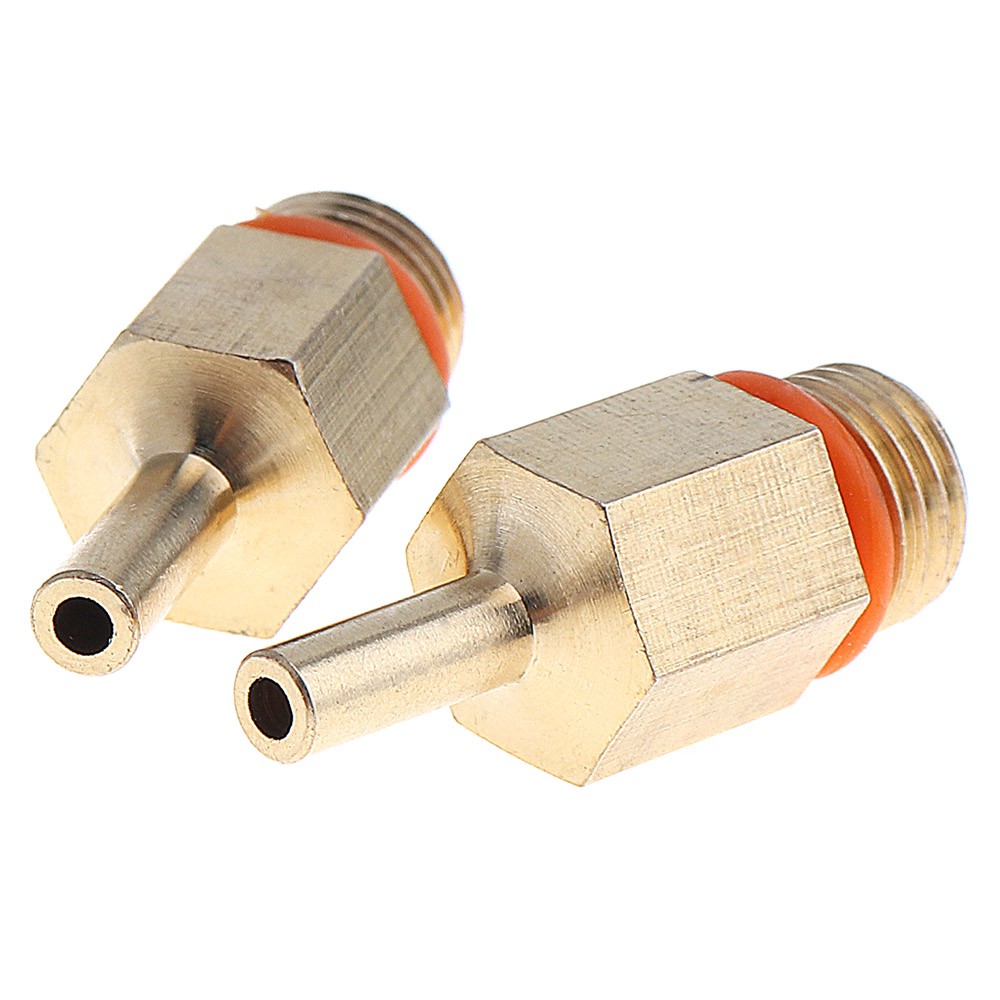 2pcs High Carbon Steel Hot-melt Glue Gun Nozzle with Length 10mm and Diameter 2mm for  Home / Office / Site Accessories