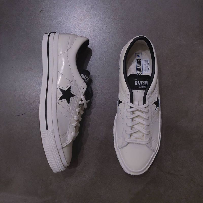 SNEKAERS PRIA ORIGINAL CONVERSE ONE STAR OX HANBYEOL WHITE
