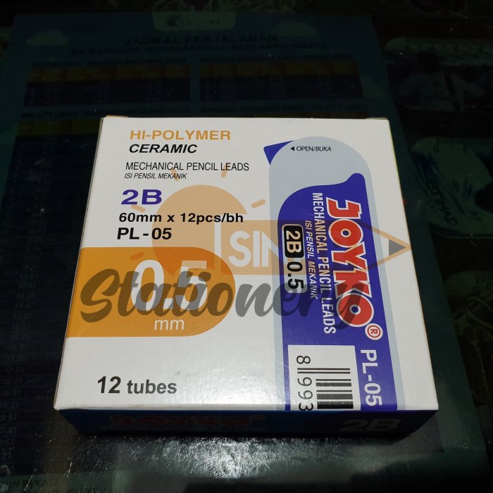 

Promo Bulan Ini Isi Pensil 0.5 Pl 05 Joyko 1Pak Isi 12Pc Murah