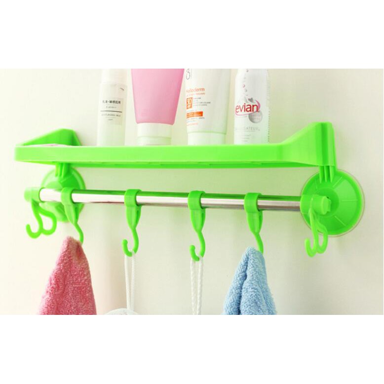 Rak kamar mandi tempat shampoo handuk odol sabun powerful Rak kamar mandi tempat shampoo handuk odol sabun powerful