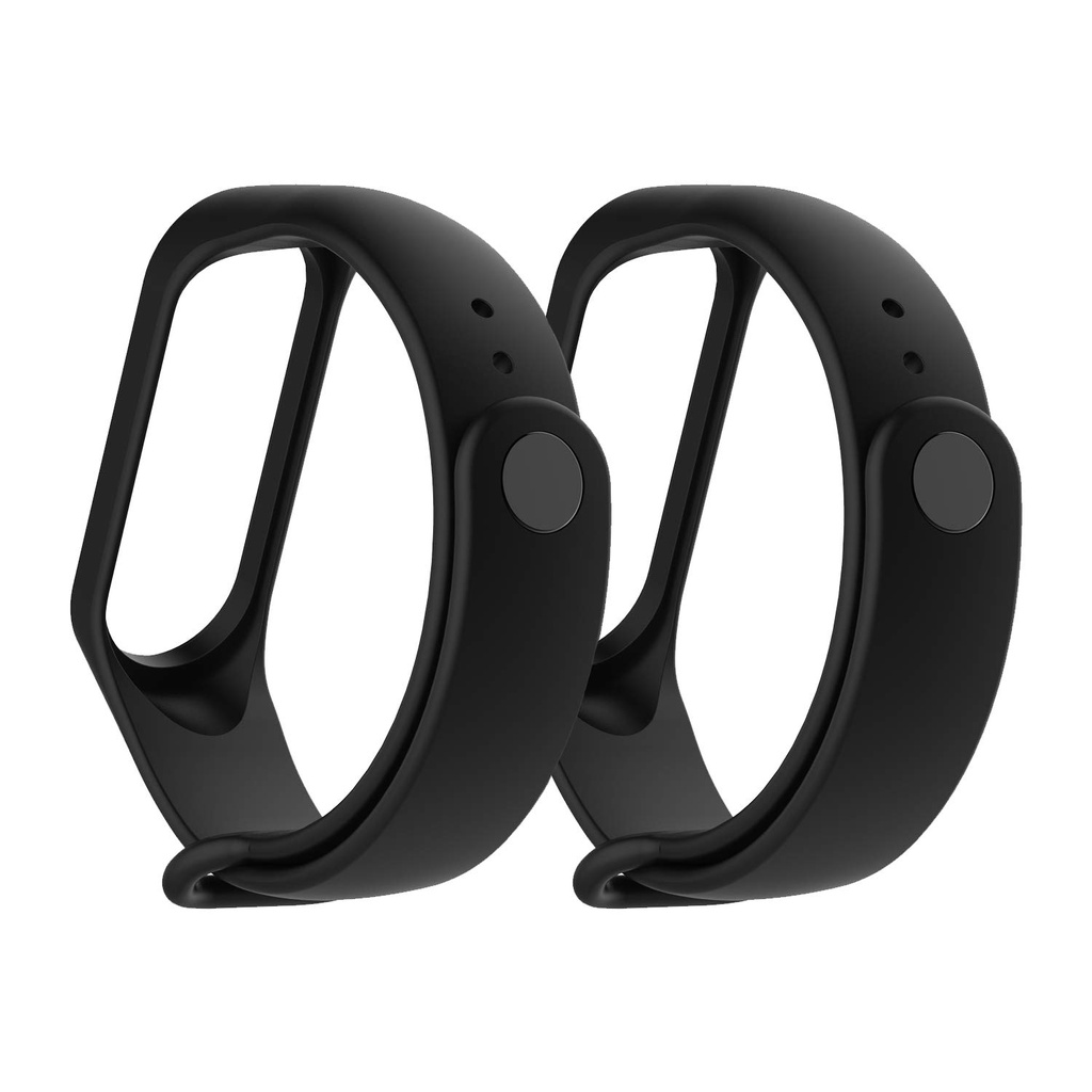 Tali Strap Sports Silicone Wristband for Xiaomi Mi Band 3/4 - White