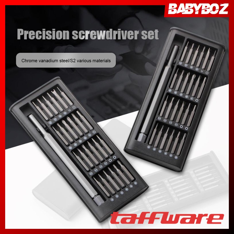 BABYBOZ - Obeng Taffware Obeng Set Premium Magnetic Bits 24 in 1