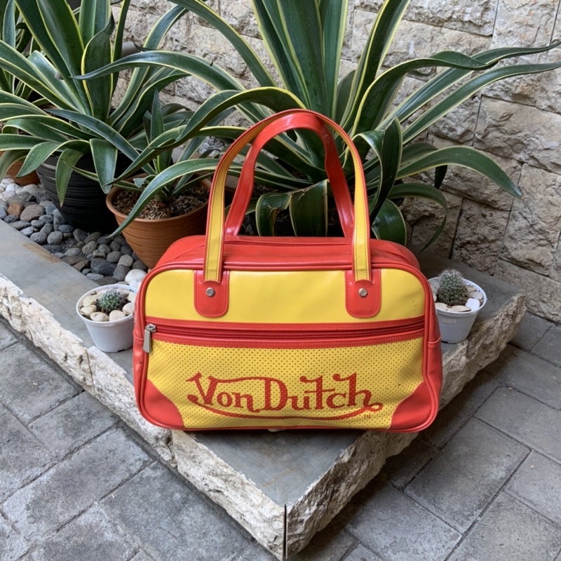 VON DUTCH MINI DUFFEL HAND BAG