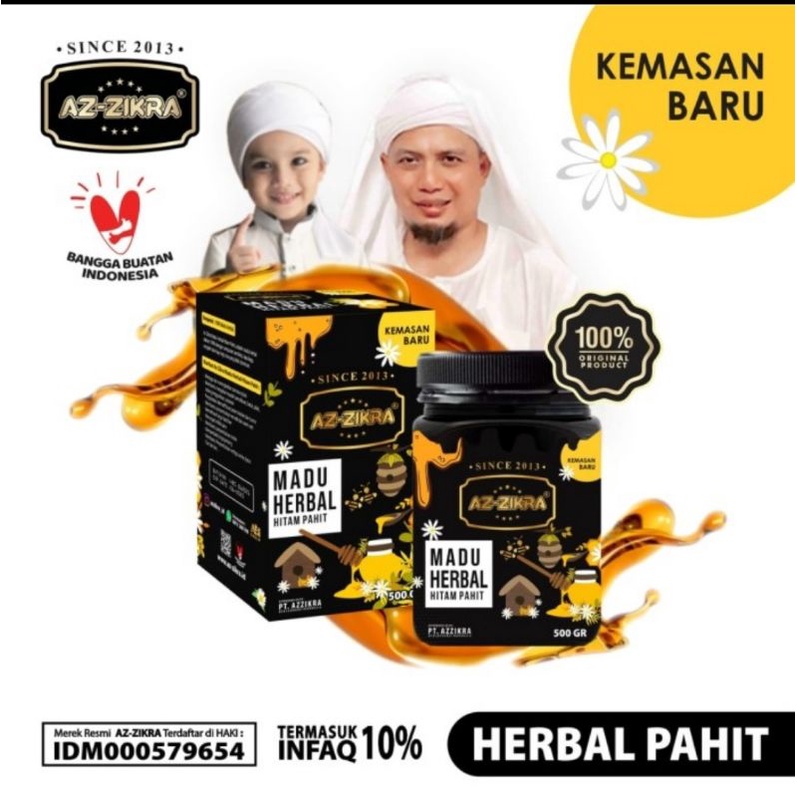

Madu Azikra / Azzikra Madu Hutan Hitam Pahit 500 Gram