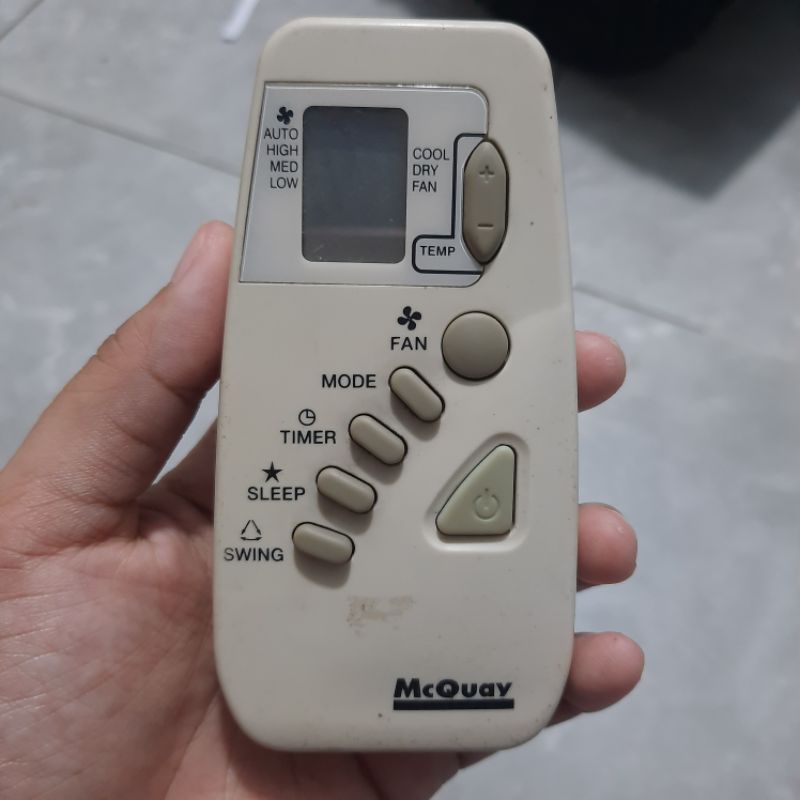 REMOTE REMOT AC MC QUAY KECIL ORIGINAL ASLI