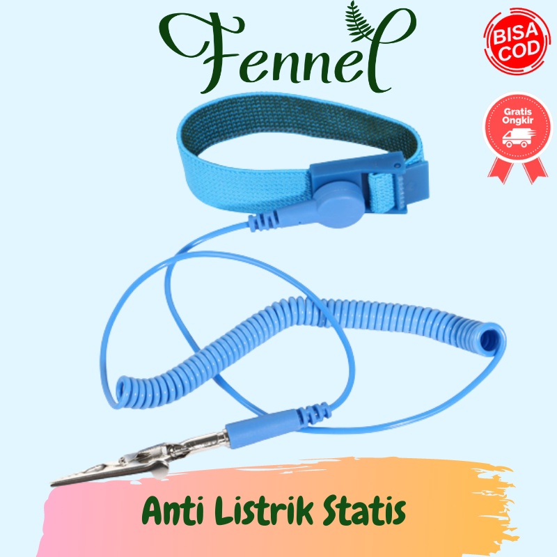 Anti Listrik Statis Static Wrist Strap ESD