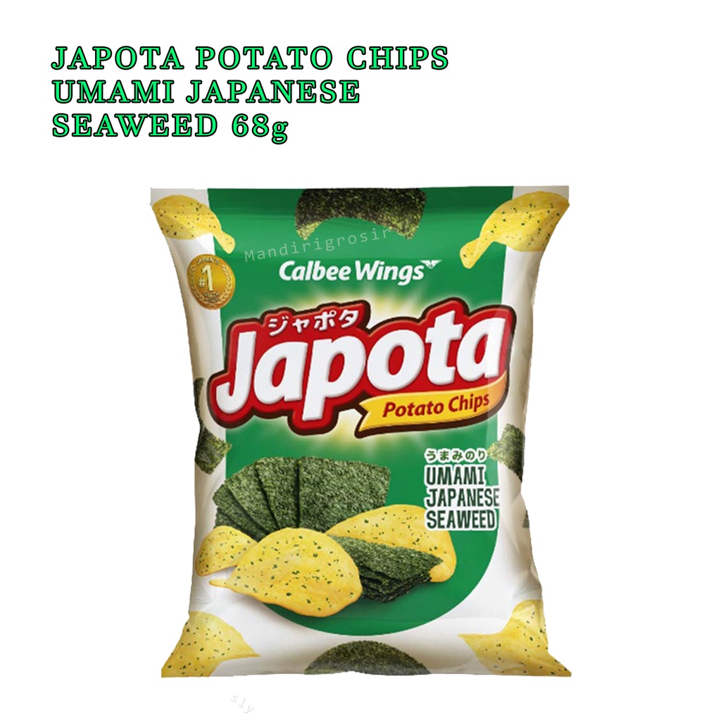 JAPOTA POTATO * CHIPS UMAMI * JAPANESE SEAWEED * 68g