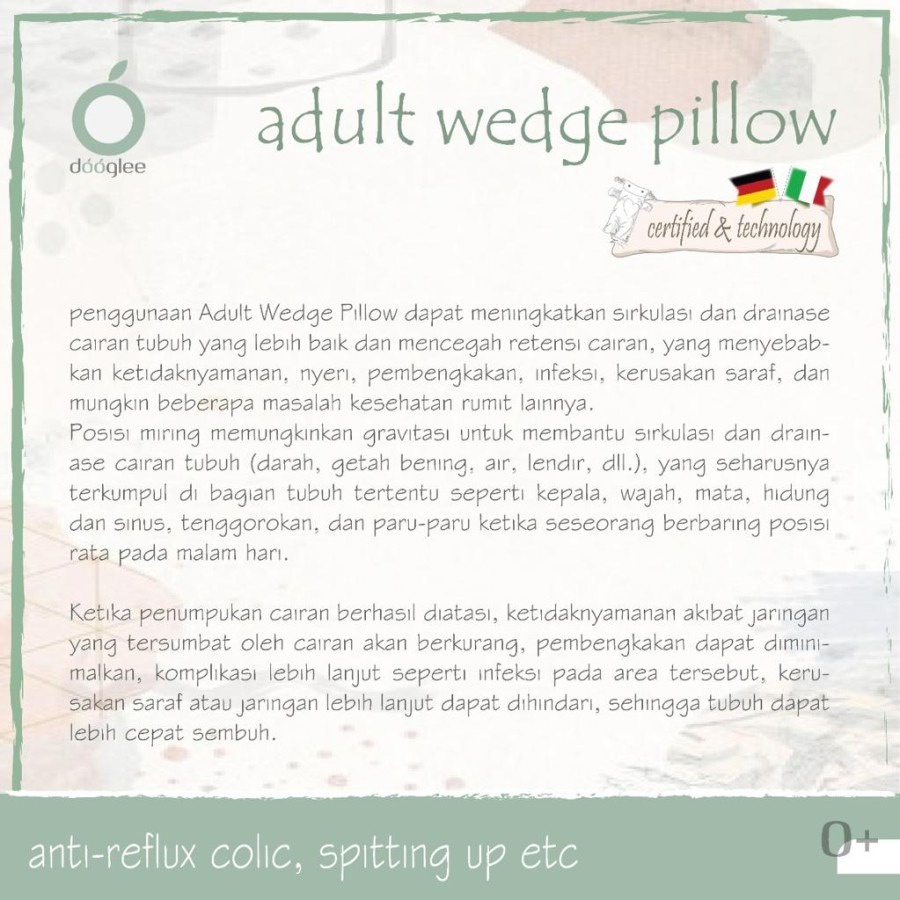 Dooglee Wedge Pillow PLUS