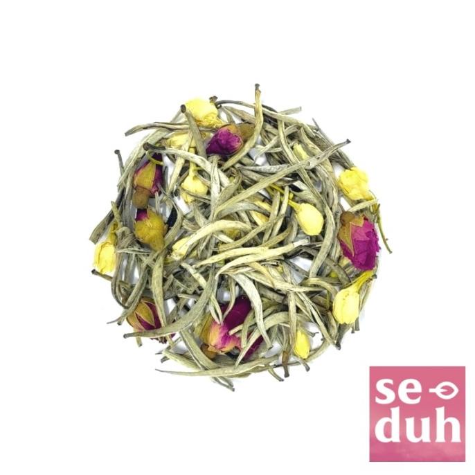 

[COD] ROSY MOONLIGHT Tea Blend - White Tea Rose Jasmine flower 60 gram [COD]