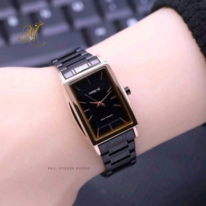 JAM TANGAN CEWEK PERSEGI RANTAI STAINLIS STEL TAHAN AIR_JAM TANGAN KASUAL WANITA WATER RESISITANT_JAM TANGAN CEWEK MIRETE ORIGINAL FREE BATRAI JAM TANGAN SPORTY WANITA/CEWEK COD BAYAR DI TEMPAT JAM TANGAN WANITA MURAH_JAM TANGAN CEWEK TERLARISS