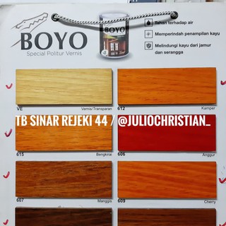 Avian BOYO  Politur Plitur Warna Vernish 1 Liter 1 KG Cat  