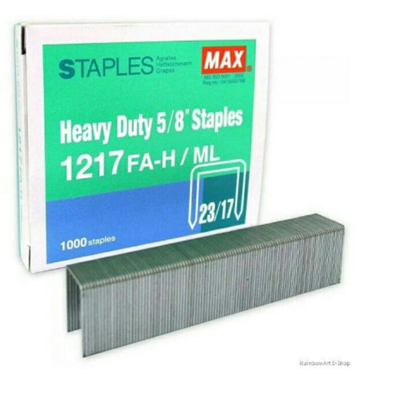 

Isi Stapler Max Heavy Duty 5/8" Staples 1217 FA-H/ML