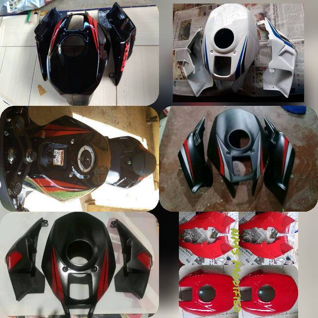 Cover Tangki GSX150R Model GP +Cover  Body V2 Model Rapat