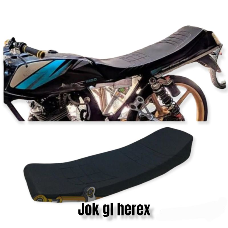 Jok GL PRO MAX Slim Racing Herex Kulit Amplas Jok GL Racing Herex