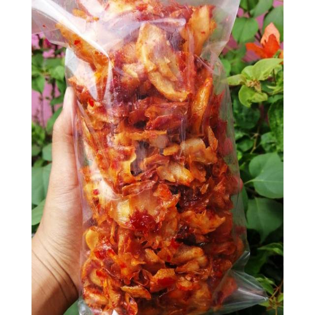 

KRIPIK SINGKONG 250GR DENGAN CABE ASLI 100%