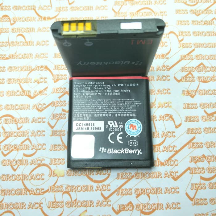 Baterai Battery Original BLACKBERRY BB 9350 , 9360 Apollo EM1 , E-M1