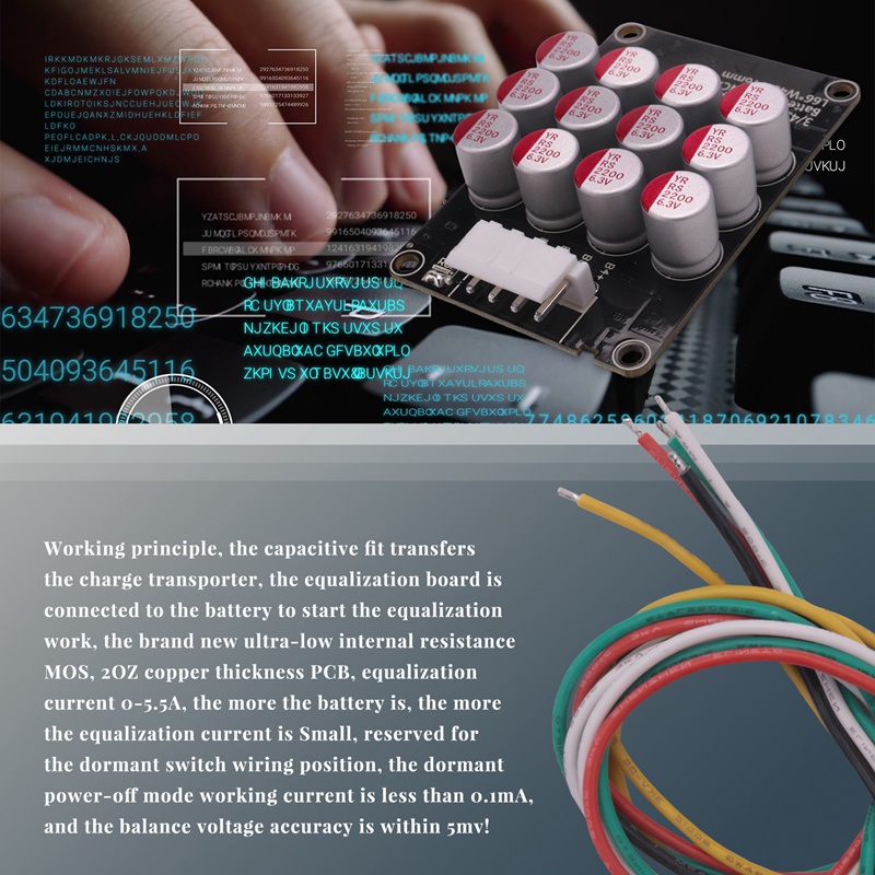 4s 5A Seluruh Grup Balancer Active BMS Board Lithium Lipo Lifepo4 Baterai Equalizer Transfer Energi