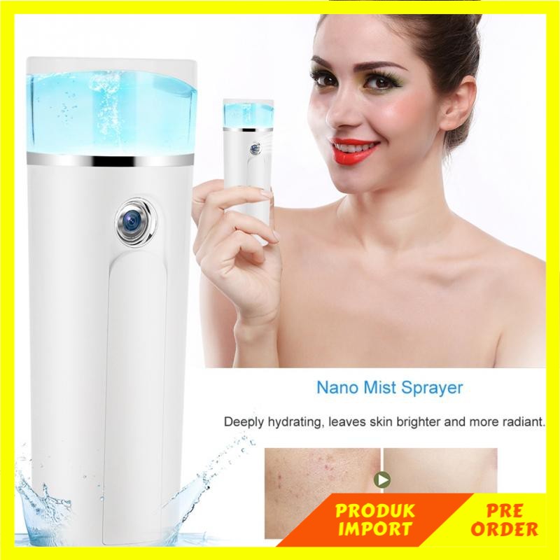 PRODUK IMPORT Massager Portable Nano Facial Mist Spray Machine Ion Hydrating Sprayer Atomization