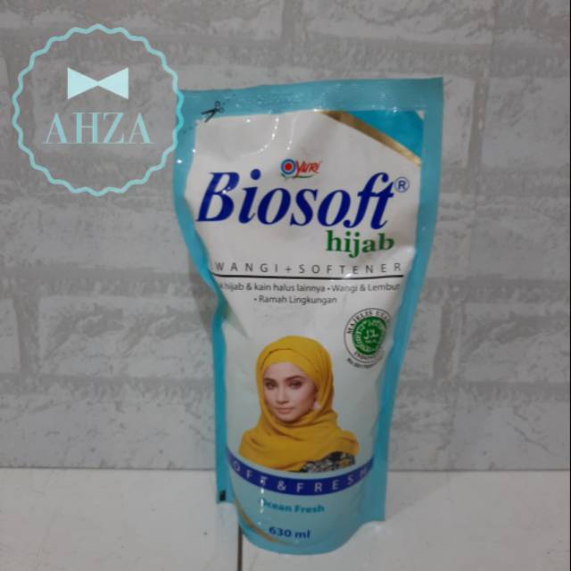 AHZA YURI BIOSOFT HIJAB PEWANGI+ SOFTENER 630ML