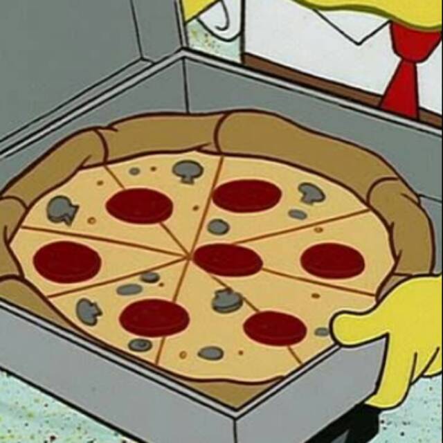 

Pizza krusty krabs // asli bikini bottom