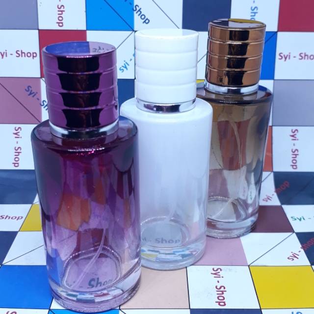 Botol Parfum Spray Tabung Bulat  60 ml