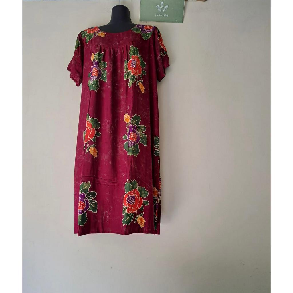 Daster Tangan Batik Sunan Model Baby Look XL
