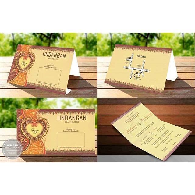 Blanko Undangan/ Undangan Pernikahan/ Undangan Murah Erba/ Blangko Undangan Erba 88204