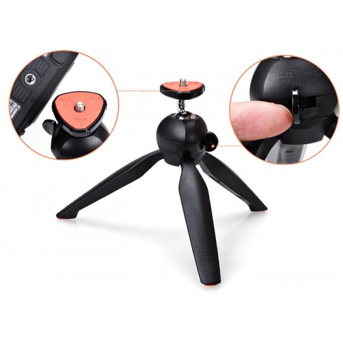 YUNTENG YT - 228 / Mini Tripod + Phone Holder Clip