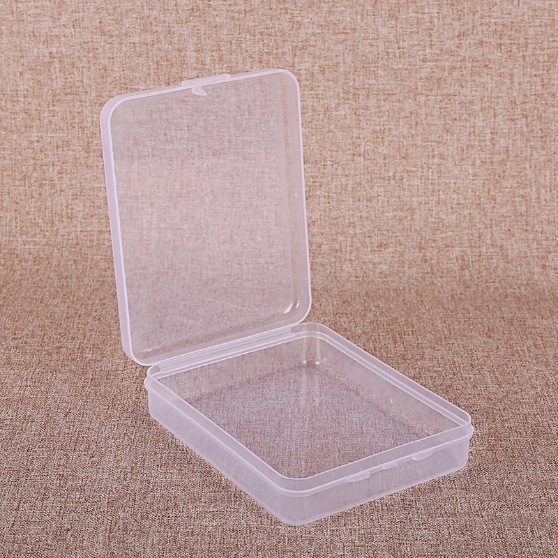 [Japanese INS Style Desktop Storage Box][Transparent PP Empty Box] [Mini Foldable Sundries Storage Basket] [Desktop Cosmetics, Jewelry, Office Stationery assortment organizer Container]