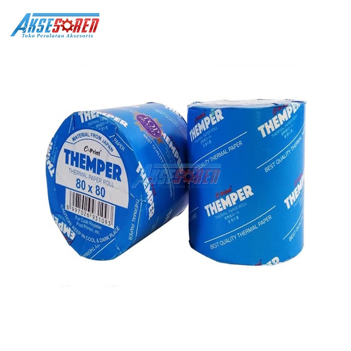 

KERTAS KASIR THERMAL PAPER ROLL E-PRINT [80 X 80 MM] / THEMPER STRUK PEMBAYARAN / KERTAS TERMAL BESAR EPRINT