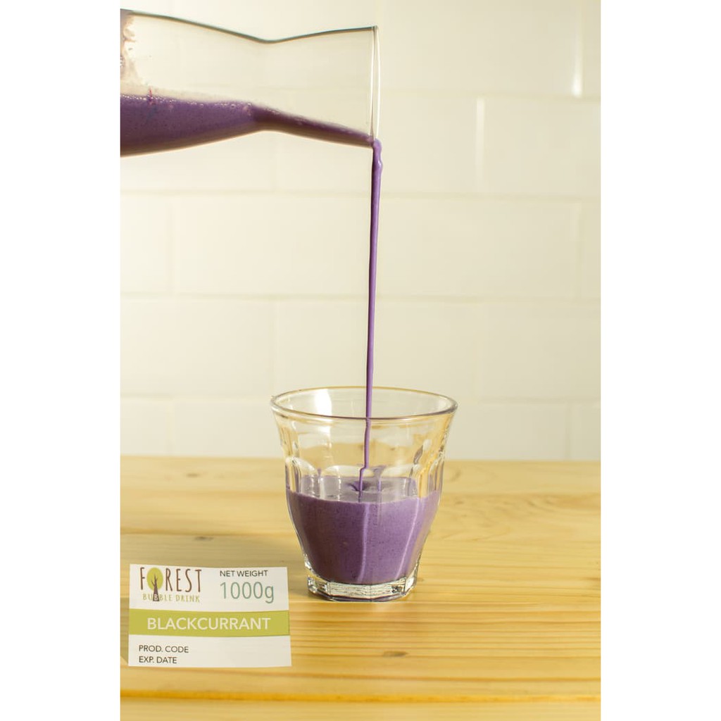 

Bubuk Minuman BLACKCURRANT Powder - FOREST Bubble Drink