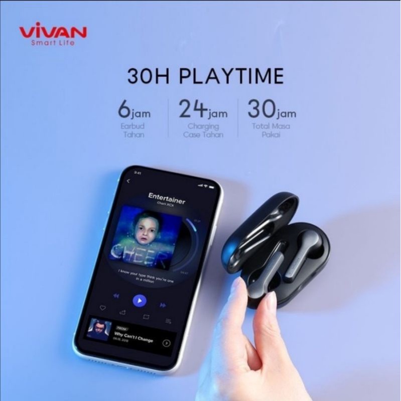 Vivan T210NC Liberty Headset Bluetooth True wireles 5. 2